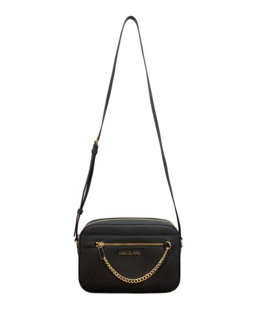 MICHAEL KORS（マイケルコース）MICHAEL KORS (マイケルコース) ジェット セット アイテム ラージ EW ジップ チェーン クロスボディー ブラックの古着・服飾アイテム