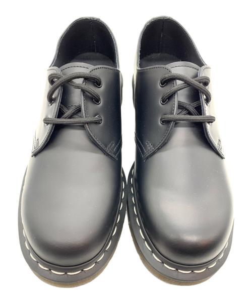 Dr.Martens（ドクターマーチン）Dr.Martens (ドクターマーチン) ホワイトステッチ 3 ホール シューズ ブラック サイズ:US：9の古着・服飾アイテム