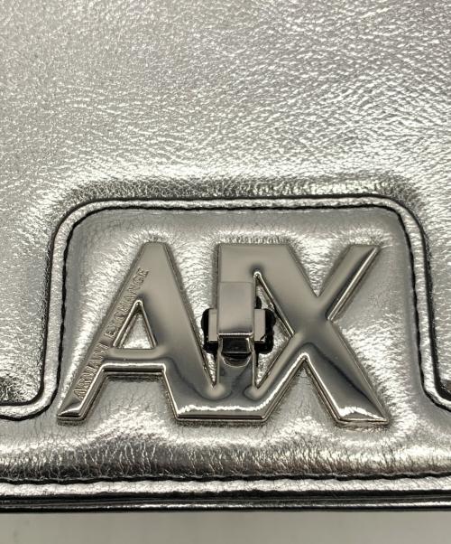 ARMANI EXCHANGE（アルマーニ エクスチェンジ）ARMANI EXCHANGE (アルマーニ エクスチェンジ) チェーンショルダーバッグ シルバーの古着・服飾アイテム