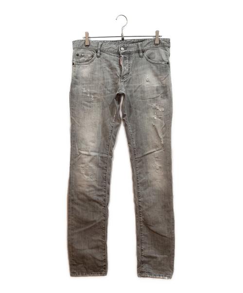 DSQUARED2（ディースクエアード）DSQUARED2 (ディースクエアード) デニムパンツ グレー サイズ:SIZE50の古着・服飾アイテム