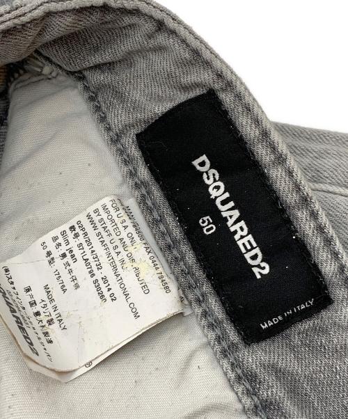 DSQUARED2（ディースクエアード）DSQUARED2 (ディースクエアード) デニムパンツ グレー サイズ:SIZE50の古着・服飾アイテム