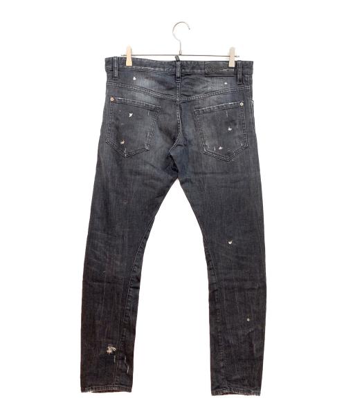 DSQUARED2（ディースクエアード）DSQUARED2 (ディースクエアード) デニムパンツ ブラック サイズ:SIZE50の古着・服飾アイテム