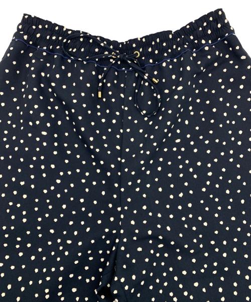 IENA（イエナ）IENA (イエナ) プリントツイルイージーパンツ ネイビー サイズ:36の古着・服飾アイテム