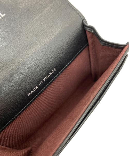 CHANEL（シャネル）CHANEL (シャネル) カードケース ブラックの古着・服飾アイテム