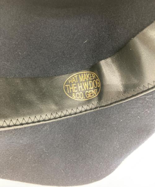 THE H.W.DOG&CO.（エイチダブリュードッグアンドコー）THE H.W.DOG&CO. (エイチダブリュードッグアンドコー) ハット ブラックの古着・服飾アイテム