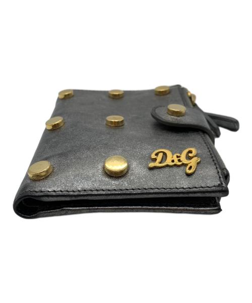DOLCE & GABBANA（ドルチェ＆ガッバーナ）DOLCE & GABBANA (ドルチェ＆ガッバーナ) 2つ折り財布 グレーの古着・服飾アイテム