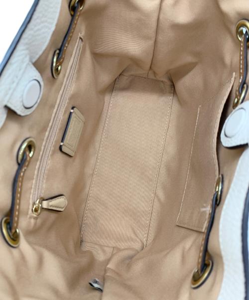 COACH（コーチ）COACH (コーチ) ショルダーバッグ ホワイト×ブラウンの古着・服飾アイテム