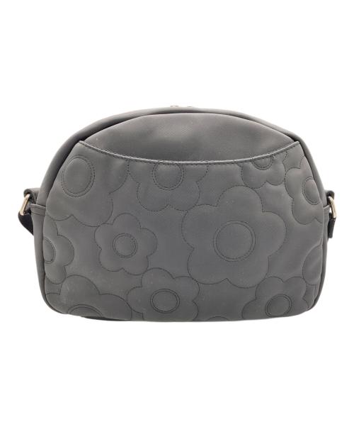 MARY QUANT（マリークヮント）MARY QUANT (マリークヮント) デイジーランダムキルトショルダーバッグ ブラックの古着・服飾アイテム