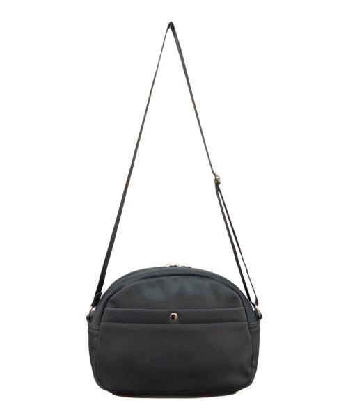 MARY QUANT（マリークヮント）MARY QUANT (マリークヮント) デイジーランダムキルトショルダーバッグ ブラックの古着・服飾アイテム