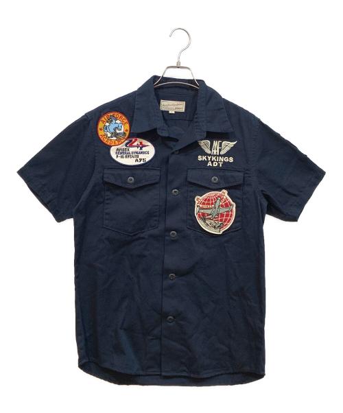 AVIREX（アヴィレックス）AVIREX (アヴィレックス) 半袖シャツ ブラック サイズ:Mの古着・服飾アイテム