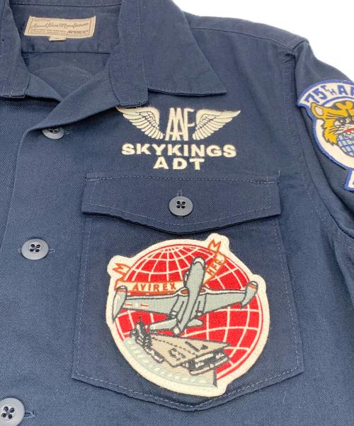 AVIREX（アヴィレックス）AVIREX (アヴィレックス) 半袖シャツ ブラック サイズ:Mの古着・服飾アイテム