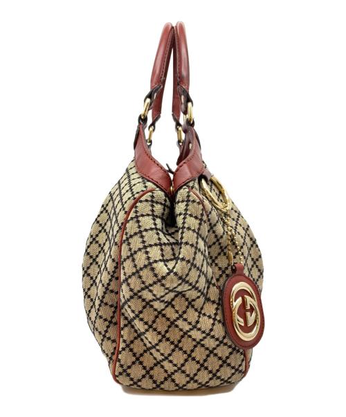 GUCCI（グッチ）GUCCI (グッチ) ハンドバッグ ベージュの古着・服飾アイテム