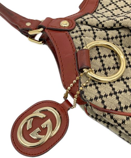 GUCCI（グッチ）GUCCI (グッチ) ハンドバッグ ベージュの古着・服飾アイテム
