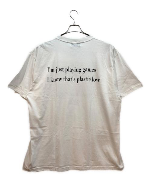 JOURNAL STANDARD（ジャーナルスタンダード）JOURNAL STANDARD (ジャーナルスタンダード) Mariya Takeuchi PLASTIC LOVE プリント Tシャツ ホワイト サイズ:XLの古着・服飾アイテム