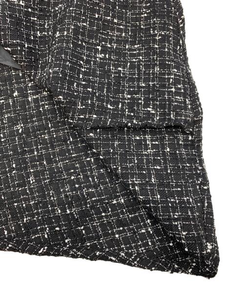 BEARDSLEY（ビアズリー）BEARDSLEY (ビアズリー) ツイードフレアーワンピース ブラック サイズ:1の古着・服飾アイテム