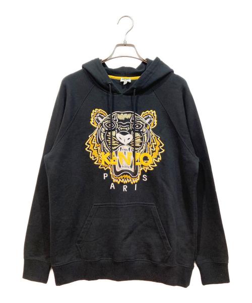 KENZO（ケンゾー）KENZO (ケンゾー) プルオーバーパーカー ブラック サイズ:Mの古着・服飾アイテム