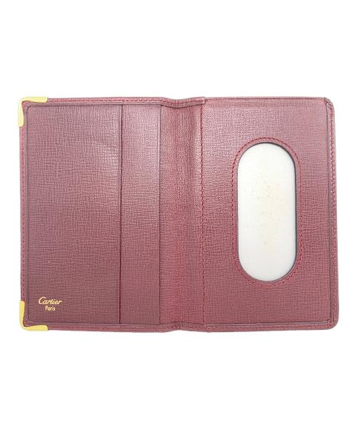 Cartier（カルティエ）Cartier (カルティエ) カードケース レッドの古着・服飾アイテム