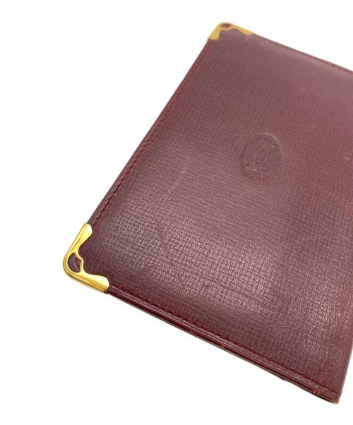 Cartier（カルティエ）Cartier (カルティエ) カードケース レッドの古着・服飾アイテム