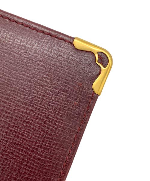 Cartier（カルティエ）Cartier (カルティエ) カードケース レッドの古着・服飾アイテム