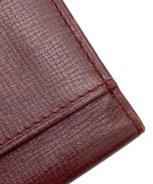 Cartier（カルティエ）Cartier (カルティエ) カードケース レッドの古着・服飾アイテム