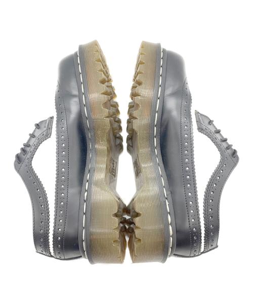 Dr.Martens（ドクターマーチン）Dr.Martens (ドクターマーチン) ブローグシューズ ブラック×ホワイト サイズ:UK4の古着・服飾アイテム