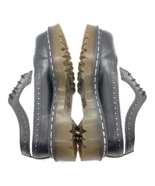 Dr.Martens（ドクターマーチン）Dr.Martens (ドクターマーチン) ブローグシューズ ブラック×ホワイト サイズ:UK4の古着・服飾アイテム