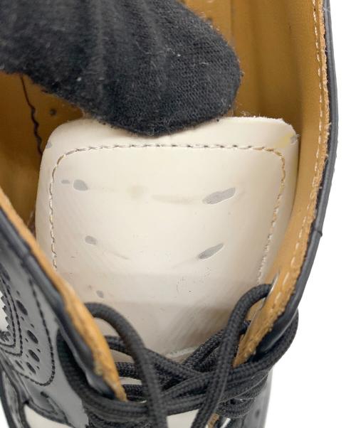 Dr.Martens（ドクターマーチン）Dr.Martens (ドクターマーチン) ブローグシューズ ブラック×ホワイト サイズ:UK4の古着・服飾アイテム