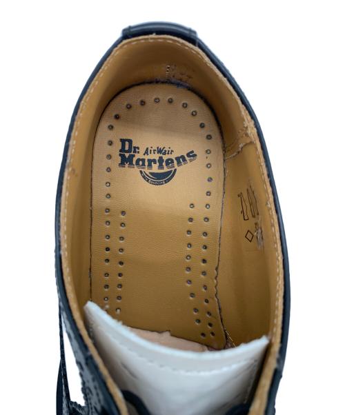 Dr.Martens（ドクターマーチン）Dr.Martens (ドクターマーチン) ブローグシューズ ブラック×ホワイト サイズ:UK4の古着・服飾アイテム