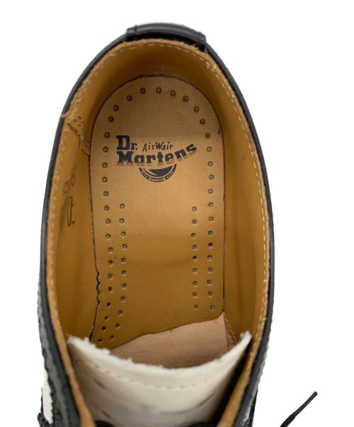 Dr.Martens（ドクターマーチン）Dr.Martens (ドクターマーチン) ブローグシューズ ブラック×ホワイト サイズ:UK4の古着・服飾アイテム