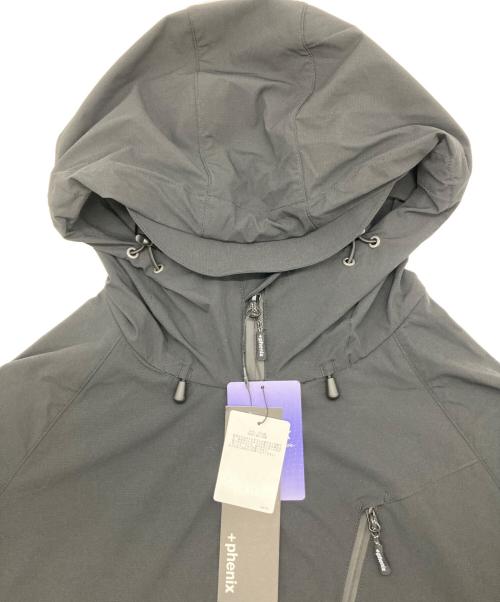 +PHENIX（プラスフェニックス）+PHENIX (プラスフェニックス) AIRFLOW HOODED JACKET / エアフロー フードジャケット ブラック サイズ:EU：Lの古着・服飾アイテム