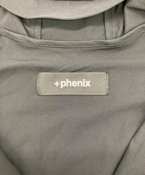 +PHENIX（プラスフェニックス）+PHENIX (プラスフェニックス) AIRFLOW HOODED JACKET / エアフロー フードジャケット ブラック サイズ:EU：Lの古着・服飾アイテム