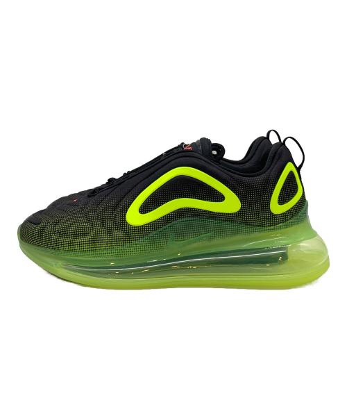 NIKE（ナイキ）NIKE (ナイキ) AIR MAX 720 レトロ フューチャー / エアマックス 720 レトロ フューチャー ブラック×グリーン サイズ:US：8の古着・服飾アイテム