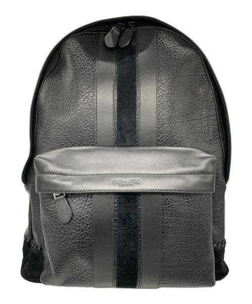 COACH（コーチ）COACH (コーチ) CHARLES BACKPACK WITH BASEBALL STITC / チャールズ ベースボールステッチ バックパック ブラックの古着・服飾アイテム