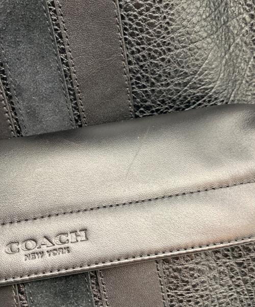COACH（コーチ）COACH (コーチ) CHARLES BACKPACK WITH BASEBALL STITC / チャールズ ベースボールステッチ バックパック ブラックの古着・服飾アイテム