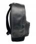 中古・古着 COACH (コーチ) CHARLES BACKPACK WITH BASEBALL STITC / チャールズ ベースボールステッチ バックパック ブラック：15000円