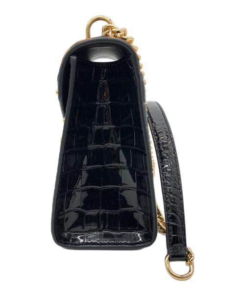 MICHAEL KORS（マイケルコース）MICHAEL KORS (マイケルコース) フラップ チェーン ショルダー ミディアム - MKシグネチャー ブラウン×ブラックの古着・服飾アイテム