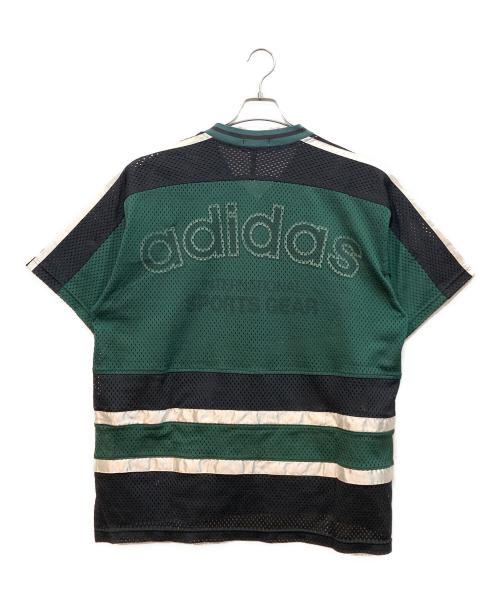 adidas（アディダス）adidas (アディダス) 半袖カットソー グリーン×ブラック サイズ:Freeの古着・服飾アイテム