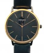 SEIKOセイコー）の古着「ゴールドフェザー 復刻モデル / 腕時計」｜ブラック