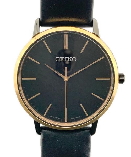 SEIKO（セイコー）SEIKO (セイコー) ゴールドフェザー 復刻モデル / 腕時計 ブラックの古着・服飾アイテム