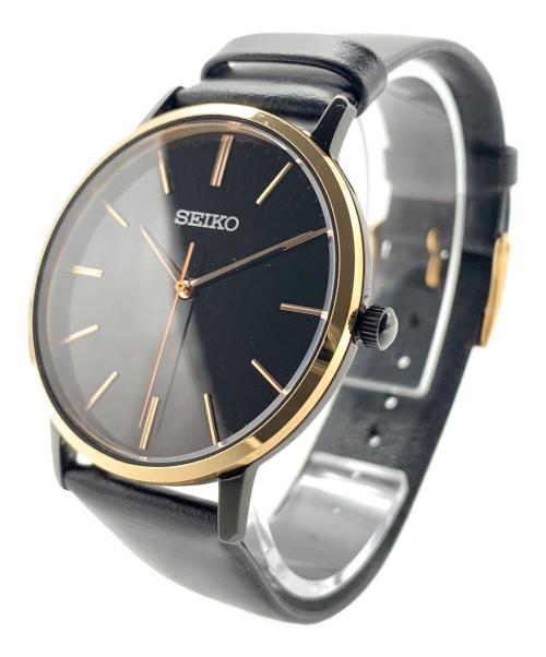 SEIKO（セイコー）SEIKO (セイコー) ゴールドフェザー 復刻モデル / 腕時計 ブラックの古着・服飾アイテム