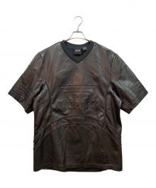adidas×Ivy Park（アディダス×アイヴィーパーク）の古着「Short Sleeve Fashion Jersey / ショートスリーブファッションジャージ」｜ブラック