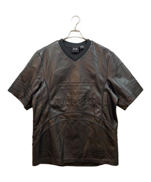 adidas（アディダス）adidas (アディダス) Ivy Park (アイヴィーパーク) Short Sleeve Fashion Jersey / ショートスリーブファッションジャージ ブラック サイズ:Lの古着・服飾アイテム