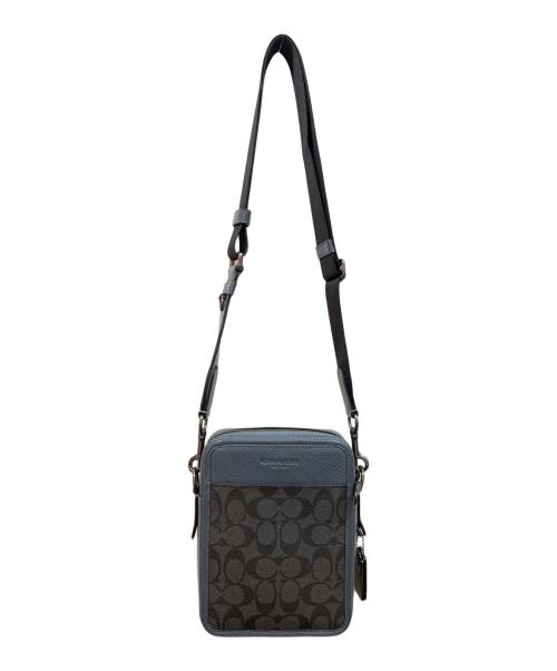 COACH（コーチ）COACH (コーチ) クロスボディ・カラーブロック ネイビーの古着・服飾アイテム