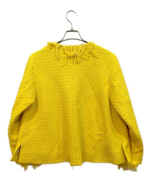 house of lotus（ハウスオブロータス）HOUSE OF LOTUS (ハウスオブロータス) ノーカラージャケット イエロー サイズ:Mの古着・服飾アイテム