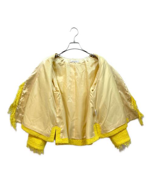 house of lotus（ハウスオブロータス）HOUSE OF LOTUS (ハウスオブロータス) ノーカラージャケット イエロー サイズ:Mの古着・服飾アイテム
