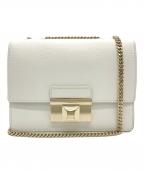 FURLAフルラ）の古着「チェーンショルダーバッグ」｜ホワイト