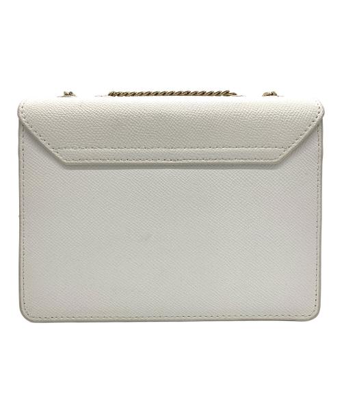 FURLA（フルラ）FURLA (フルラ) チェーンショルダーバッグ ホワイトの古着・服飾アイテム