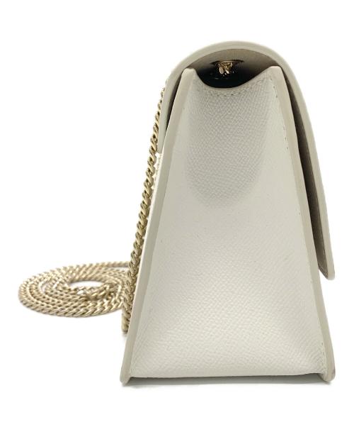 FURLA（フルラ）FURLA (フルラ) チェーンショルダーバッグ ホワイトの古着・服飾アイテム