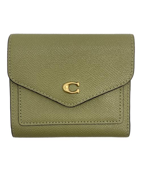 COACH（コーチ）COACH (コーチ) 3つ折り財布 カーキの古着・服飾アイテム