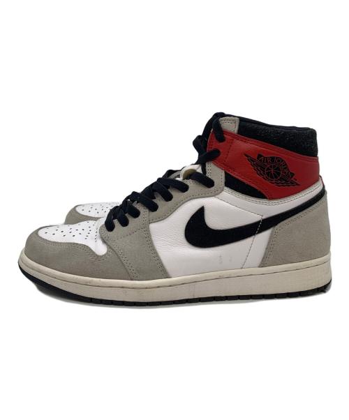 NIKE（ナイキ）NIKE (ナイキ) AIR JORDAN 1 RETRO HIGH OG / エア ジョーダン 1 レトロ ハイ OG ホワイト×グレー サイズ:US：10の古着・服飾アイテム